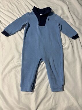 Ralph Lauren Baby One-Piece Bodysuit | Size 12M Cotton Preppy Classic Cozy